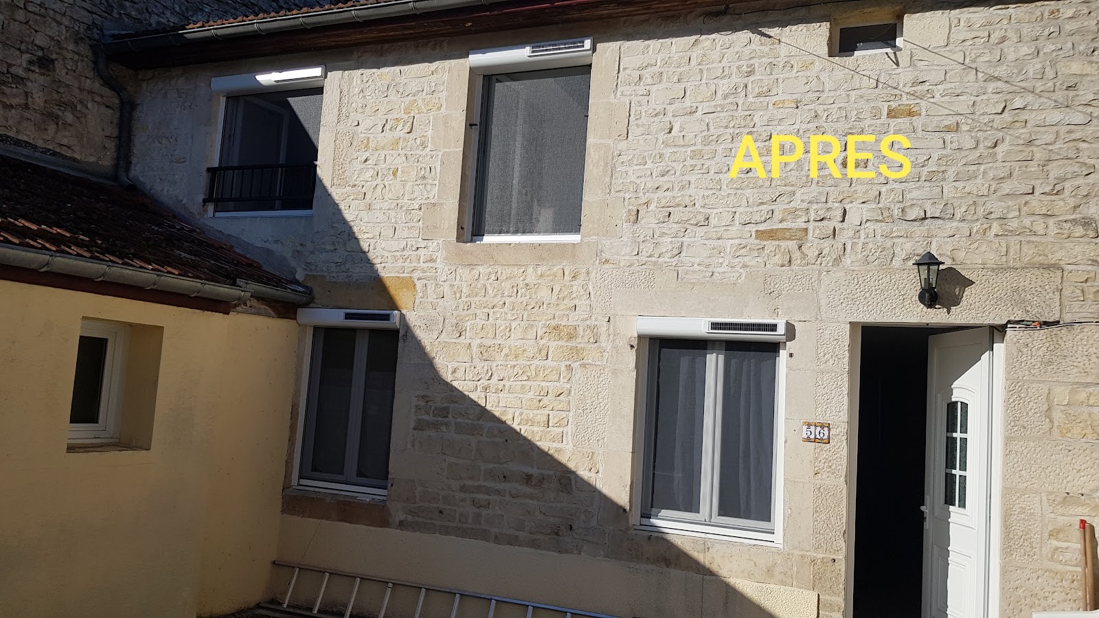 Rénovation de menuiseries extérieures sur maison ancienne